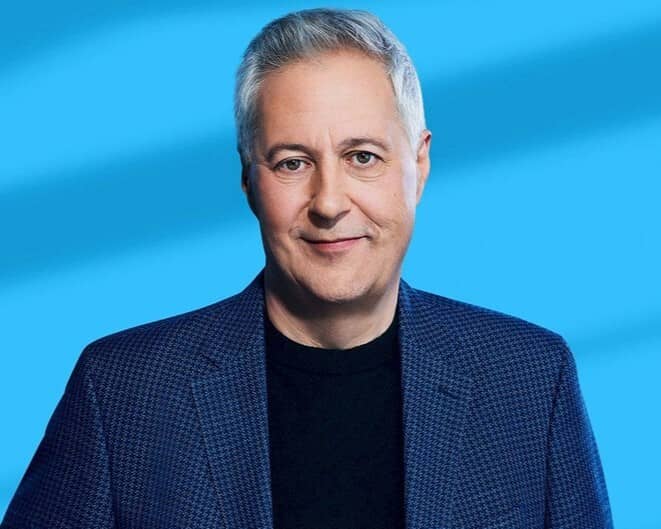 Une photo de l'animateur de radio Paul Arcand