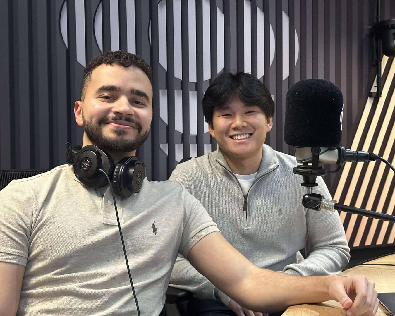 Omar Toubar et Alex Siou lors de leur entrevue à Radio-Canada
